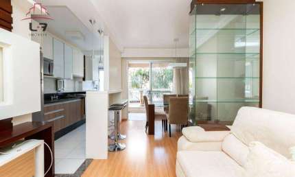 Apartamento com 3 quartos para alugar, 70 m² por R$ 3.600/mês - Ecoville - Curitiba/PR