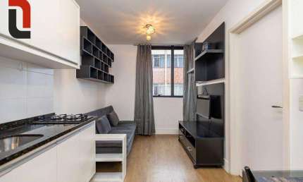 Apartamento com 1 dormitório para alugar, 26 m² por R$ 2.918,14/mês - Água Verde - Curitiba/PR