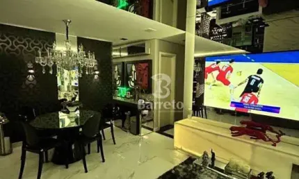 Apartamento lindo e decorado Na Gleba Palhano | Andar alto Vista incrível, pronto para morar!