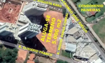 Terreno comercial para alugar na Vila Aviação, Bauru 