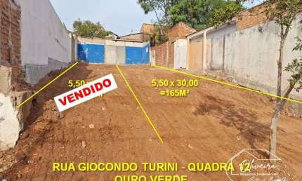 Terreno à venda no Jardim Ouro Verde, Bauru 