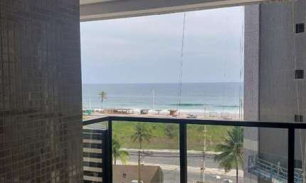 PRONTO PRA MORAR OCEAN HOUSE JAGUARIBE: 01 DORMITÓRIO, VARANDA, VISTA MAR, INFRA TOTAL, PRÉDIO PAST
