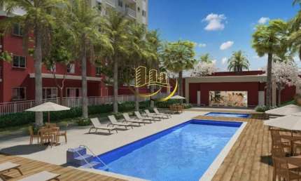 Apartamento à venda em Nova Odessa-SP, Residencial dos Ipês: 2 quartos, 2 salas, 1 banheiro, 1 vaga de garagem, 47m².