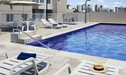 50m² com 2 quartos e uma vaga de garagem - apartamento no taboão da serra