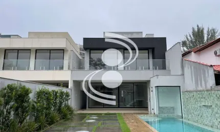 Magnífica residencia contemporânea condominio rio mar - barra da tijuca