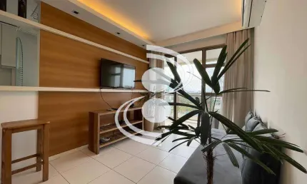 Magnífico Apartamento C/ 63m², 02 Quartos, 01 Suíte - Ocean Breeze
