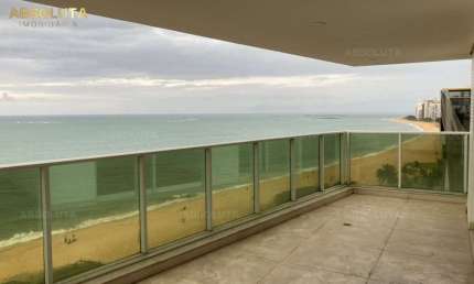 Frente Mar Com Fechamento Na Varanda, Sendo  4 Suites, Apto Novo, Primeira Loca&amp;ccedil;&amp;atilde;o - Praia Da Costa, Vila