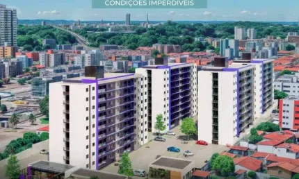 Apartamento para venda em joão pessoa, bancários, 2 dormitórios, 1 suíte, 1 banheiro, 1 vaga