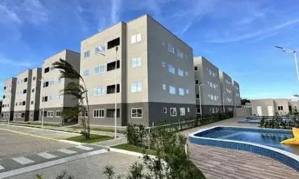 Apartamento para venda em joão pessoa, gramame, 2 dormitórios, 1 banheiro, 1 vaga