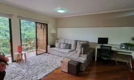 lindo apartamento com 116 metros semi mobiliado com 2 vagas.