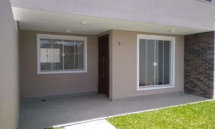 Sobrado novo à venda de frente para rua com 3 quartos no bairro alto em curitiba