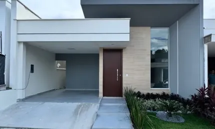 Linda Casa no Condomínio Porto Marina,  3 suítes já pronta pra Morar