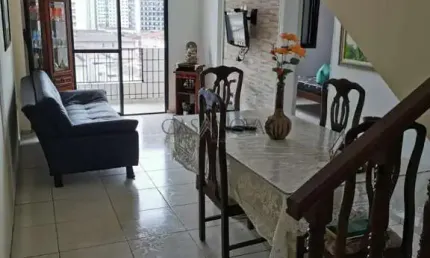 Cobertura com 2 quartos à venda na Rua Olavo Bilac, 560, Cidade Ocian, Praia Grande, 120 m2 por R$ 620.000