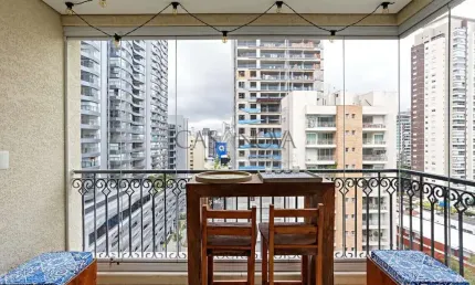 Apartamento com 3 quartos para alugar na Rua Pássaros e Flores, 56, Jardim das Acacias, São Paulo, 100 m2 por R$ 8.500
