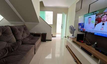 Casa em condomínio fechado com 2 quartos à venda na Rua Luís Delfino, Santa Mônica, Belo Horizonte, 55 m2 por R$ 330.000