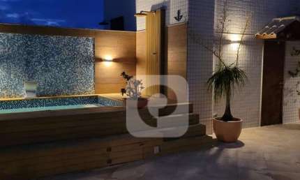 Linda cobertura dúplex de alto padrão, 4 suítes, com 360m²,  vista panorâmica.