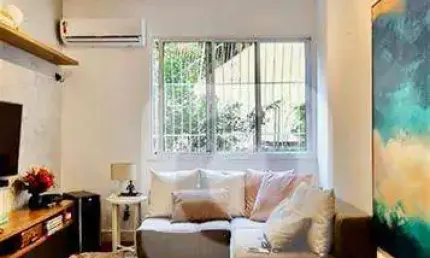 Apartamento na lagoa, 66 m², 2 quartos, vaga, vista deslumbrante para o parque da catacumba.