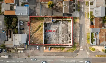 Terreno comercial à venda na avenida senador salgado filho, 3539, uberaba, curitiba por r$ 4.300.000