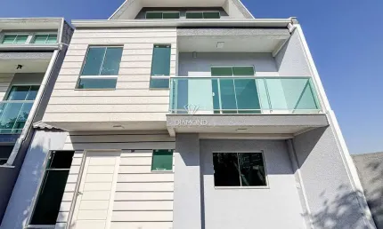 Casa em condomínio fechado com 3 quartos à venda na rua antônio meirelles sobrinho, 774, cajuru, curitiba, 146 m2 por r$ 750.000
