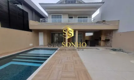 Casa Tríplex 4 suítes c/área gourmet e piscina - Bothanica Nature Recreio