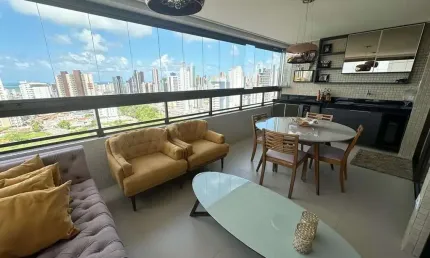 Apartamento com 4 dormitórios à venda, 173 m² por R$ 1.700.000,00 - Aeroclube - João Pessoa/PB