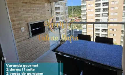 Apartamento para Venda em Bertioga, São Lourenço, 2 dormitórios, 1 suíte, 2 banheiros, 1 vaga