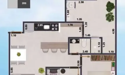 Apartamento com 2 quartos à venda na Rua Martins Barbosa, Benfica, Juiz de Fora, 52 m2 por R$ 229.000