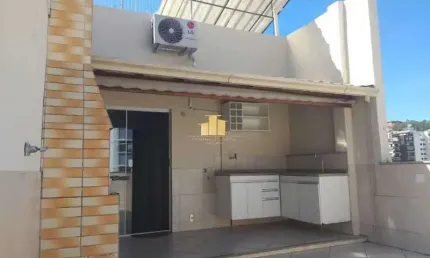 Cobertura com 2 quartos à venda na avenida barão do rio branco, centro, juiz de fora, 85 m2 por r$ 440.000
