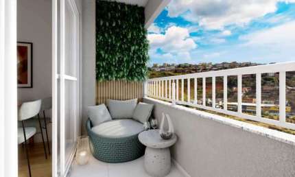 Apartamento com 2 quartos à venda na Rua Doutor Ferdinando Cyrne, Aeroporto, Juiz de Fora, 44 m2 por R$ 270.990