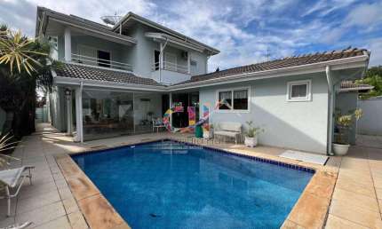 Casa com 5 dormitórios à venda, 409 m² por R$ 3.000.000,00 - Condomínio Reserva Colonial - Valinhos/SP