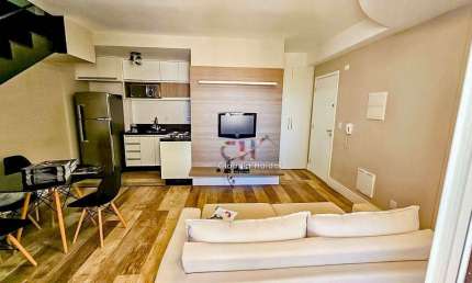 Cobertura com 1 dormitório para alugar, 58 m² por R$ 3100/mês - Condomínio Live Home Club - Jundiaí/SP