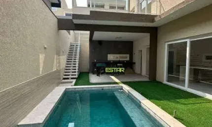 Casa com 3 dormitórios à venda, 305 m² por r$ 2.700.000,00 - residencial quadra dos principes - atibaia/sp