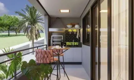 Apartamento com 2 dormitórios à venda, 65 m² por R$ 413.000 - Bella Atibaia - Atibaia/SP