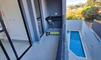 Apartamento com 2 dormitórios à venda, 62 m² por R$ 579.000 - Alvinópolis - Atibaia/SP