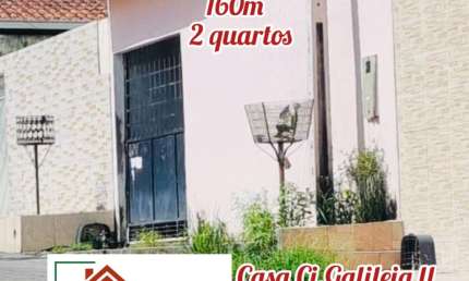 Casa Nova Cidade CJ. Galileia II, dois quartos -  Manaus/Am.