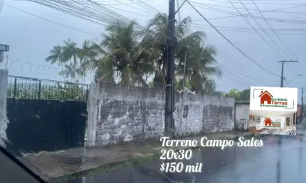 Campos Sales terreno murado com poço Tarumã- Manaus