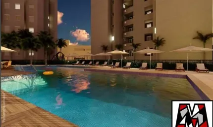 Apartamento Residencial Maxx, sol da manhã, lazer total