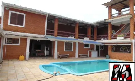 Chácara a venda no Vivendas, casa com piscina, estuda permuta.