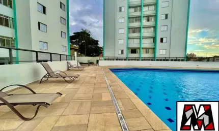 Apartamento a venda com lazer Vila Municipal 03 quartos, 01 suite, 02 vagas e lazer