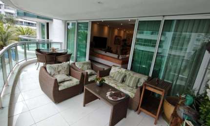 Apartamento para Locação em Rio de Janeiro, Barra da Tijuca, 4 dormitórios, 4 suítes, 6 banheiros, 3 vagas