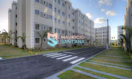 Apartamento de 2/4 em condomínio - Abrantes - Camaçari