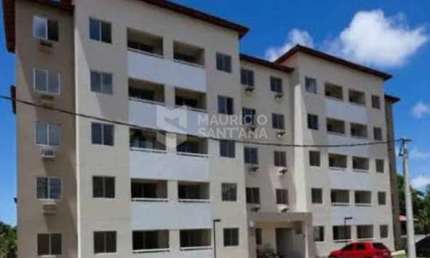 Apartamento 2/4, suíte em condomínio fechado - Caji