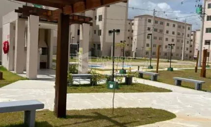 Apartamento 2/4 em condomínio fechado - areia branca