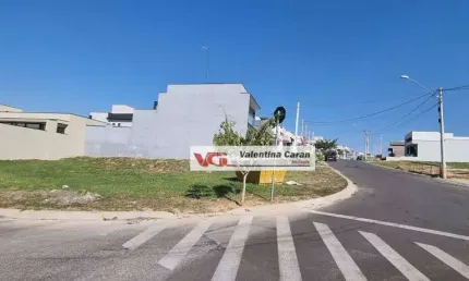 Terreno com 377,17m² de esquina com visão privilegiada da mata  do condomínio residencial mantova
