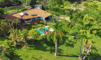 Chácara com 3 dormitórios à venda, 5212 m² por r$ 3.500.000,00 - lagos de shanadu - indaiatuba/sp