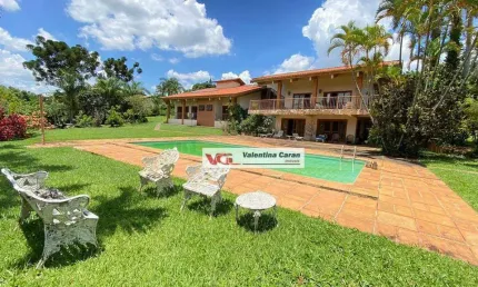 Chácara com 5 dormitórios à venda, 5000 m² por r$ 3.600.000,00 - colinas do mosteiro de itaici - indaiatuba/sp