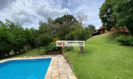 Chácara com 07 dormitórios e piscina à venda, 5000 m² por r$ 2.120.000 - colinas do mosteiro de itaici - indaiatuba/sp