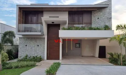 Sobrado com 4 dormitórios à venda, 497 m² por R$ 4.300.000,00 - Alphaville Dom Pedro 3 - Campinas/SP