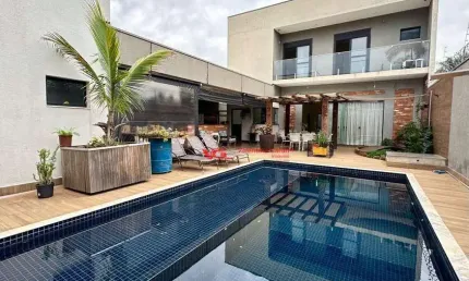 Oportunidade - Lindo Sobrado com 4 suítes à venda, 412 m² por R$ 2.100.000 - Chácara Areal - Indaiatuba/SP