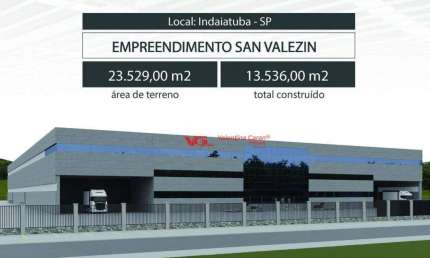 Galpão, 13536 m² - venda por R$ 84.000.000,00 ou aluguel por R$ 432.000,00/mês - Caldeira - Indaiatuba/SP
